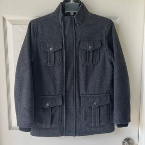 Children’s Place Wool Pea Coat. Boys Size Large